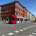 20240405 141013 0980  A Innsbruck, les trams sont de type Flexity Outlook. Celui-ci en livrée publicitaire est sur la Museumsstrasse