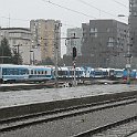 Interrail23 312  Divers trains garés en avant-gare de Ljubljana