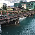 IMG 1495  Ïnterlaken: ancien pont sur l'Aar d'une voie industrielle conduisant aux moulins d'Unterseen.