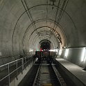 DSC24974  tronçon d'essai avec un wagon sur la voie bétonnée