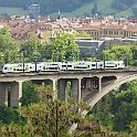 IMG 0924  Une S1 à destination de Thun sur la viaduc de la Lorraine