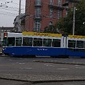 DSC15844  Pour les 40 ans de la fusion, le BLT a décoré une rame qui circule en UM avec l'une aux couleurs du Birsigtal - Bahn et ...