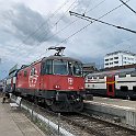 IMG 1420  Une rame du RER Zürichois avec Re 420 "LION" à Romanshorn (trains supplémentaires d'heure de pointe)