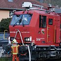 DSC22076  Le TES était à Belp pour un exercice combiné avec les pompiers