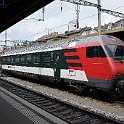 DSC01781  Train de mesure à Neuchâtel avec Re 460, voiture de mesure et voiture-pilote