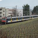 DSC06107  Une rame du RER bâlois homologuée pour la circulation en France est utilisée en remplacement des TGV qui ne partent plus de Bern