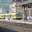 DSCF7190  RBDe 560 en livrée "Train des vignes" pour la ligne Vevey-Chexbres (VCh). Vevey.