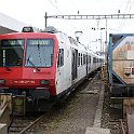 DSC00421  S6 du RER de Luzern, Luzern - Langenthal, à Langenthal. Il s'agit d'une rame NTN anciennement du MThB