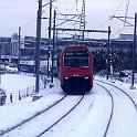 DSC11042  Rame S5 arrivant depuis la digue de Rapperswil à l'entrée de la gare de Pfäffikon (SZ)