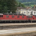 DSC17496  La Re 6/6 11681 "Immensee" en UM avec une Re 4/4 II à Arth-Goldau