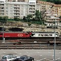 CH CFF Re460 Neuch02  DT de Re 460 avec train de mesure pour V 200km/h dans le tunnel de la Béroche à Neuchâtel