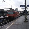 DSCF8592  Aarau, passage d'un IC avec Re 460 en tête