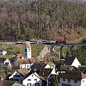 IMG 2257  Rümlingen, son viaduc, son église et un IC avec voitures IC2000