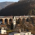 IMG 2307  Une IC dévié par l'ancienne ligne durant les travaux dans le tunneé de base du Hauenstein