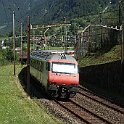 DSC27479  IC Bt en queue d'un Intercity détourné par la ligne sommitale du Gothard durant la fermeture du TBG suite à un déraillement en août 2023.