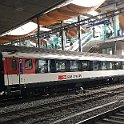 IMG 4445  A Berne, une voiture UIC-X modernisée est placée en queue d'un train