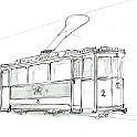 TEMgrand  Motrice du tram Chiasso - Mendrisio - Riva San Vitale. TEM, Tramvie Mendrisiensi, 1910 - 1950