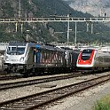 DSC20042  ICN destination Lugano à côté d'une 187 et d'une 186 à Erstfeld