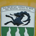 133ag  BDeh 4/8 133. L'inscription précise: pour les 100 ans du WAB, 1993, commune de Lauterbrunnen, comme sur la 131