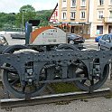 DSC21297  A Neuhausen, un bogie original SIG comme monument à la mémoire de la grande époque de l'industrie suisse