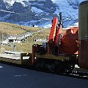 DSCF8008  Kleine Scheidegg, waqgon pour le transport de matériel