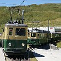 DSC05715  Deux BDhe 4/4 à la petite Scheidegg, dont une sur la voie qui mène au triangle de retournement