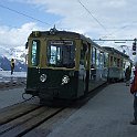 DSCF8981  Kleine Scheidegg, arrivée d'une rame depuis Grindelwald