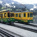 DSCF8937  BDhe 4/8 133 et BDhe 4/4 119 à Wengen