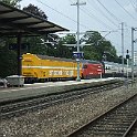 DSCF1079  Wagon postal en queue d'un IR Zürich - Luzern à Cham