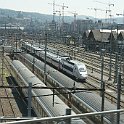 DSC05283  TGV dans le faisceau de voie de la gare de Zürich