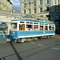 003  Tram historique utilisé pour des courses spéciales et marqué "partytram" à Zürich
