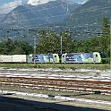 Deux Re 485 du BLS sur la voie de contournement de la gare de Domodossola à destination de la gare marchandises Domodossola II