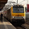 Loc série 1300 des SNCB arrivant à Luxembourg