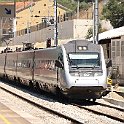 Un Pendoluso où l'on reconnaît bien la ressemblance avec l'ETR 470 italien, série 4000 à Coimbra B