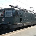Re 4/4 II 11161 avec IC Zürich - Stuttgart, à Schaffhausen