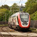 RABe 502 en version IC 200 (on le reconnaît au compartiment enfants) à Schinznach Bad