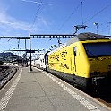 Elle est ici à Palézieux avec un IR90 Brig - Genève: en raison de travaux entre Vevey et Lausanne, il passe par Vevey-Chexbres pour rebrousser à Palézieux