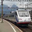 EC Zürich - Milano Centrale au départ d'Arth-Goldau. Prochain arrêt, Bellinzona.