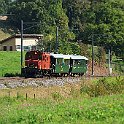 Dans une belle courbe sur la nouvelle ligne Waldibrücke - Gersag