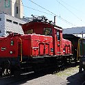 A Hochdorf, l'Ee 3/3 16383 est aussi sortie. Techniquement, c'est une soeur de la De 6/6 qui est en fait une double Ee 3/3