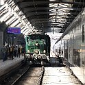 Arrivée du train spécial pour amener les visteurs au dépôt F depuis Zürich HB