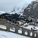 La cabine redescend vers Mürren