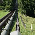 Elsighorn-Express: funiculaires de la centrale hydroélectrique de Kandergrund, la voie le long des conduites forcées.