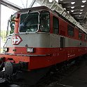 La Re 4/4 II 11108 dans sa livrée Swiss-Express est maintenant un objet de musée...