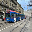 Décembre 2024, derniers jours de circulation des "Blaue Bähnli". La 89 était la dernière en service. Ici à Hirschengraben