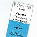 Billet pour le Télésiège du Weissenstein