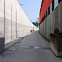 Dans l'axe de la future voie Sud-Nord