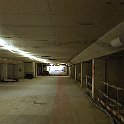 Dans le parking en cours de démolition