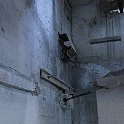 Ici un ancrage pas encore tendu