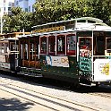 Deux Cable Car à la station terminus de Bay and Taylor Street